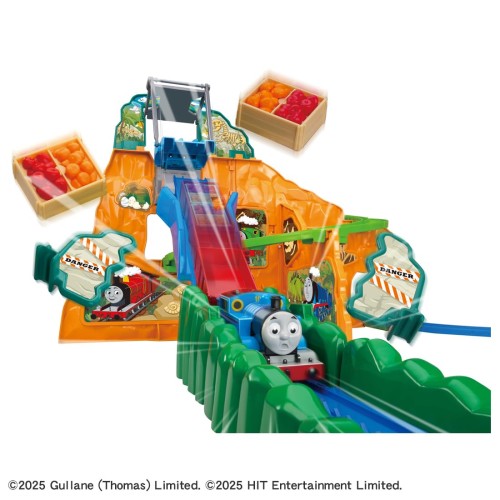 タカラトミー(TAKARA TOMY) プラレール トーマス きかんしゃトーマス ドキドキ!急降下! ダブルでぶっとびマウンテン (初回特典ぶっとびタル貨車付き) 電車 列車 おもちゃ 3歳以上_1