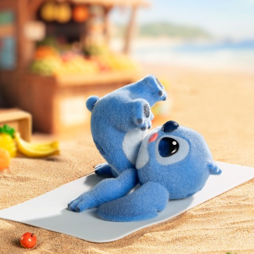 TOP TOY ディズニー スティッチ「元気ヨガ」シリーズアソートボックス 8ピースガチャガチャ ブラインドボックス フィギュア ソフビ PVC プレミアム おもちゃ 誕生日 プレゼント スティッチ クリスマス ギフト_8