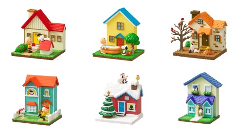 リーメント スヌーピー SNOOPY Sweet Little Home １BOX H75mm×W140mm×D65mm PVC