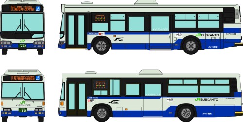 トミーテック (TOMYTEC) ザ・バスコレクション バスコレ ジェイアールバス関東 さよなら水都西線2台セット ジオラマ用品 338628