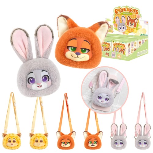 TOP TOY ディズニー(Disney) ズートピア「エモジ表情パック」ぬいぐるみ ソフビ シリーズアソートボックス 6ピーススマホグリップ ガチャガチャ ブラインド ボックス ・