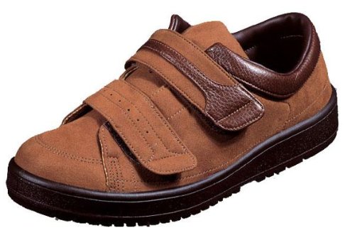 シューズ　両用 Vステップ03 ブラウン　24.0cm ムーンスター 取寄品 JAN 4963307530860　介護福祉用具 両用 シューズ Vステップ 03 男女兼用 ⁄ 24.0cm ブラック 高齢者・介護