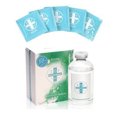バイオリンク EGF エクストラエッセンス 60ml＋分包5枚付きセット (EGF高配合美容液 さっぱりタイプ) 日本EGF協会認定化粧品