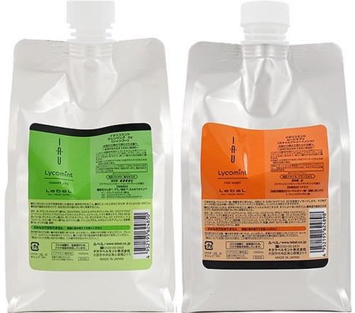 ルベル イオ リコミント クレンジング アイシー ＆リコミント ルートサプリ 1000ml　セット詰替え