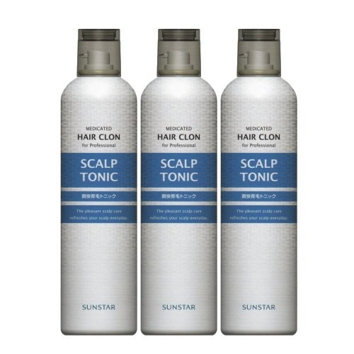サンスター　ヘヤークロン　薬用　スカルプ　トニック　無香料　300ｇ　3本セット