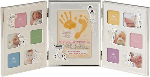 ラドンナ フォトフレーム ベビー 3面 おたんじょうきろく MB68-130
