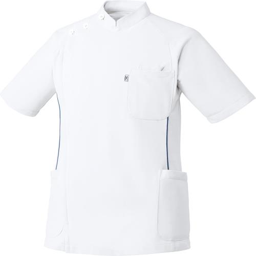 [ミズノ] メンズケーシージャケット ケーシージャケット メンズ [制菌/吸汗速乾/透防止/制電] 医療 介護 白衣 メディカル リハビリ 歯科 整体院 整骨院 鍼灸院 全7サイズ 全3色 MZ0049 C-1 ホワイト 4L