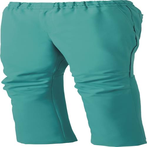 スクラブパンツ [ミズノ] 兼用スクラブパンツ 医療 兼用 高耐久性 イージーケア パイピング ウエストゴム 全8サイズ 全14色 ストレッチ [制電/消臭/工業洗濯対応] 介護 白衣 MZ0093 C-62 エメラルドグリーン LLサイズ