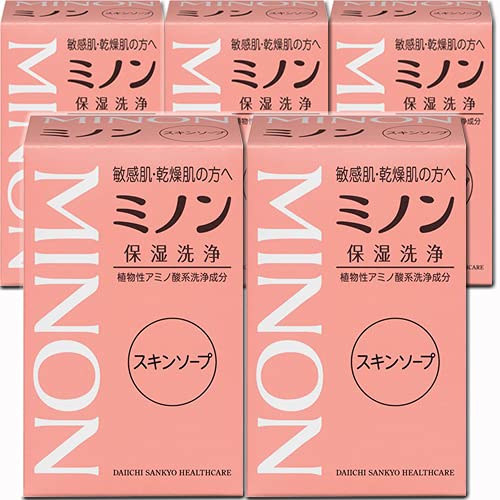 第一三共ヘルスケアミノン スキンソープ ８０ｇ ×５個セット