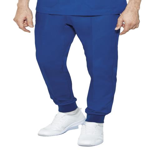 [ミズノ] 冷感ジョガーパンツ 冷感ジョガーパンツ 裾上げ不要 医療 吸汗速乾 涼しい 消臭 軽い 動きやすい 全11色 SS~5L メディカル 介護 看護師 制服 MZ0121 C-3 ブルー 4L