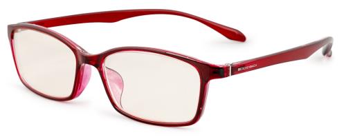 ESCHENBACH 中近両用 老眼鏡 ブルーライトカット PCビュアー クリアレッド +2.0度 2993-1220