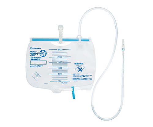 テルモ ウロガードプラス(閉鎖式導尿バッグ) 新鮮尿採取口あり UD-BE3112P 5セット入り
