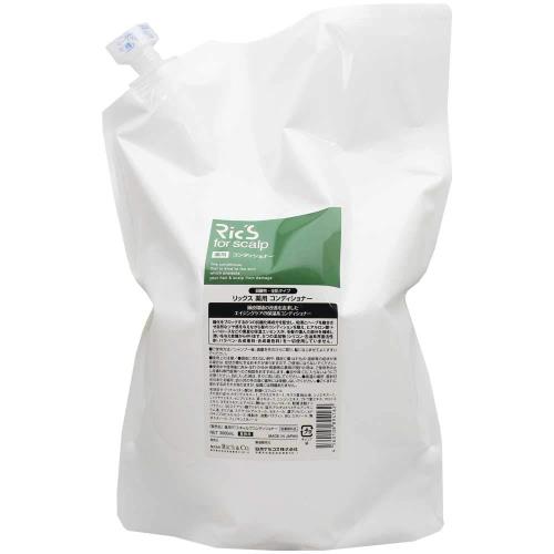 日本ケミコス株式会社 日本ケミコス リックス 薬用 コンディショナー 3000ml レフィル トリートメント クリア