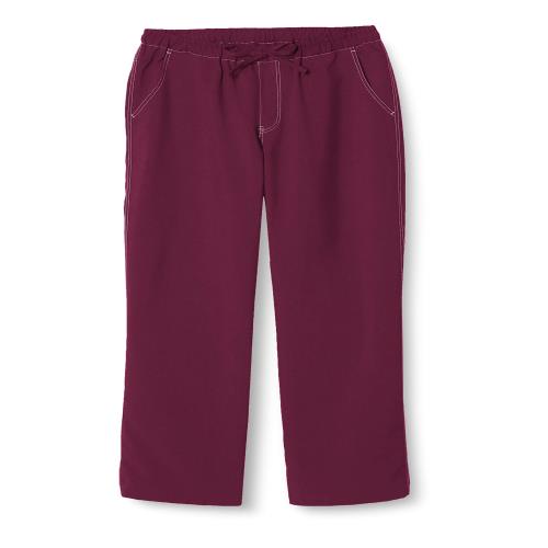 [ディッキーズ] スクラブ パンツ ボトムス 白衣 デニム風 男女兼用 ユニセックス 5022SC バーガンディ M (日本サイズM相当)