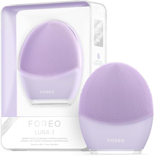 FOREO LUNA 3 for センシティブスキン スマートクレンジングデバイス 電動洗顔ブラシ シリコーン製 エイジングケア※