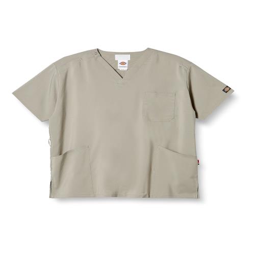 [ディッキーズ] メンズ 男性用 白衣 スクラブ 医療 デニムワストレッチワ7 7072SC S.ベージュ M