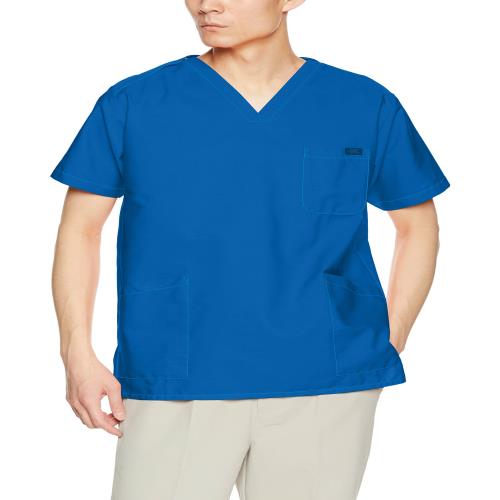 [パントン] スクラブ 医療白衣 メディカル 男女兼用 ユニセックス カラバリ 吸汗速乾性 7000SC クラシックブルー M