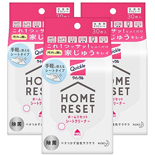 まとめ買いクイックルホームリセット シートクリーナー30枚入×3個