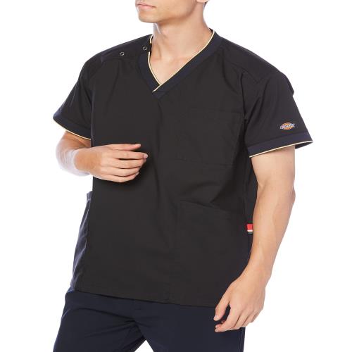 [ディッキーズ] 医療用スクラブジャケット 7084SC ナイト S