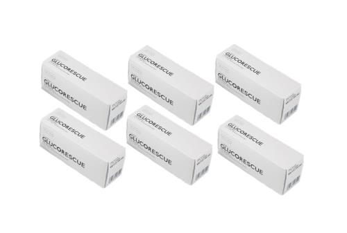 グルコレスキュー ブドウ糖補給ゼリー 25g×5包6箱セット(モルデックス社製ひも付き耳栓1ペア付き)