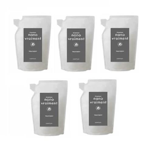 ケース販売サニープレイス ナノブレマン プレミアムコンディショナー 4000g レフィル [800g×5個入]