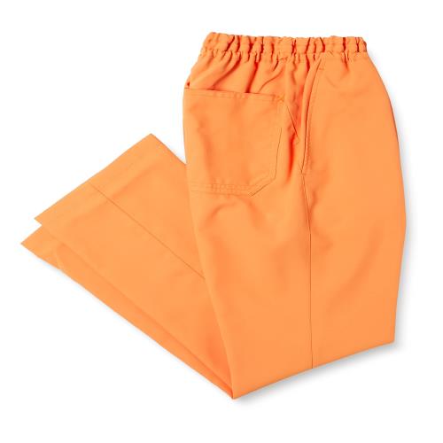 [ミズノ] 医療スクラブパンツ 兼用 動きやすい ウエストゴム 全16色 SS〜5L 医療 介護 ナース 制服 透防止/制電/制菌/工業洗濯対応 MZ0019 C-4 オレンジ 3L