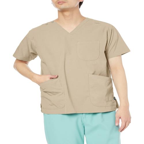 [ラグジュアリーシリーズ エフ] [エフラボ] スクラブ 白衣 メンズ 医療スクラブ 柔らかい