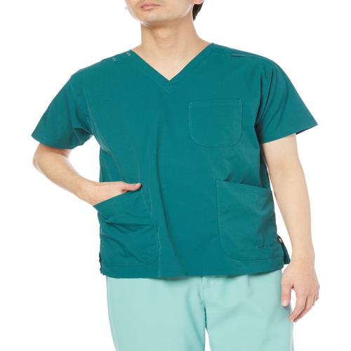 [ラグジュアリーシリーズ エフ] [エフラボ] スクラブ 白衣 メンズ 医療スクラブ 柔らかい