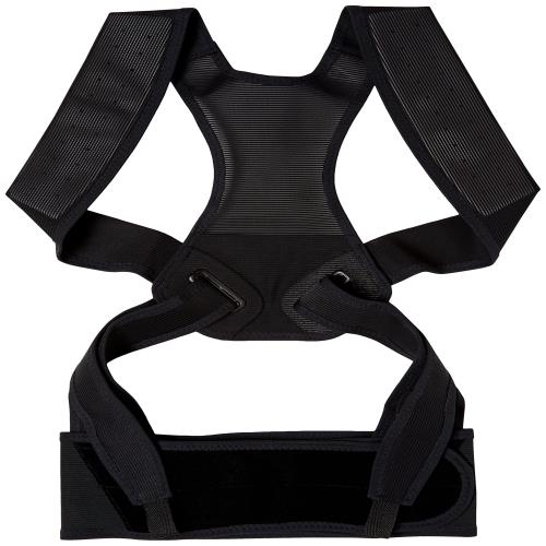 セルヴァン 丸まった背中を起こす姿勢のｻﾎﾟｰﾀｰ ﾌﾞﾗｯｸ M-L