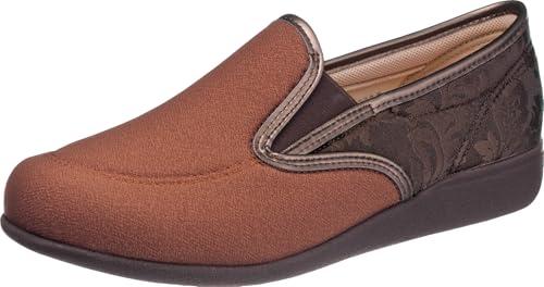 [カイホシュギ] 介護シューズ 軽量 KHS L172 レディース レンガコンビ 25.0 cm 3E