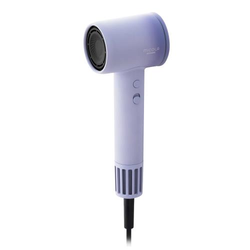 MiCOLAアイリスオーヤマ ドライヤー プラスマイナスイオン ヘアドライヤー 静電気抑制 大風量 速乾 軽量 ダメージケア 4段階温度調節 ラベンダーカラー HDR-M301-V