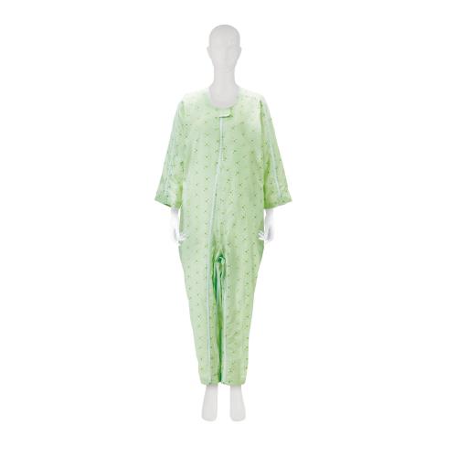 竹虎 ソフトケアねまき スリーシーズン グリーン Mサイズ