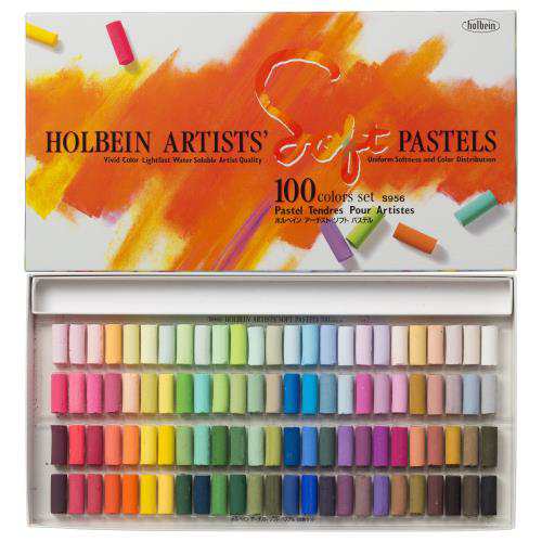 ホルベイン ソフトパステル S956 100色セット 09956（Holbein