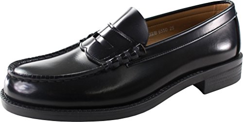 [ハルタ] ローファー トラディショナル 3E 合皮 メンズ 6550 ブラック 26.5 cm 3E