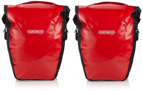 ORTLIEB(オルトリーブ) バックローラー シティ レッド 40L(ペア) サイドバッグ 並行輸入品F5001