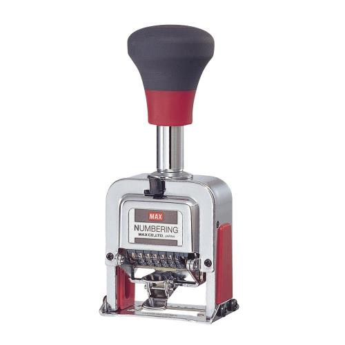 マックス スタンプ ナンバリング 6桁7様式 A字体 NR-607A