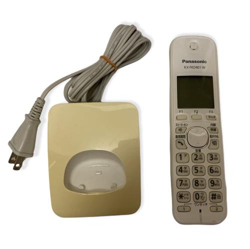 パナソニック おたっくす デジタルコードレスFAX 子機1台付き 1.9GHz DECT準拠方式 ホワイト KX-PD301DL-W