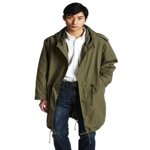 (ヒューストン)HOUSTON M-51PARKA 5409M モッズコート青島モデル OLIVE DRAB オリーブドラブ XS