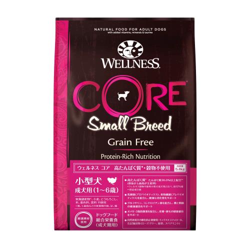 ウェルネス ドッグフード コア グレインフリー 高たんぱく質 小型犬 成