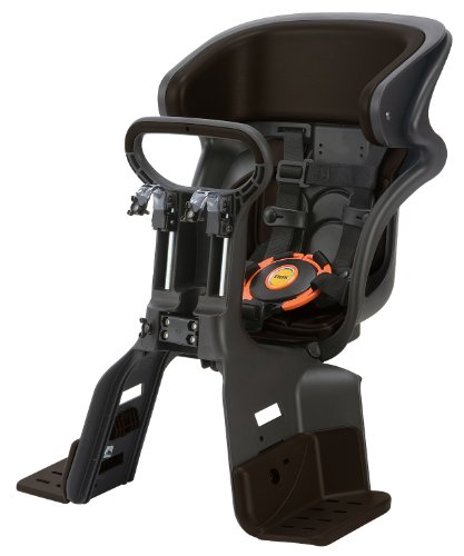 OGK技研 オージーケー技研 フロントベビーシート (FBCシリーズ) FBC-011DX3 (ヘッドレスト付コンフォートフロントベビーシート) ブラック/こげ茶 自転車用