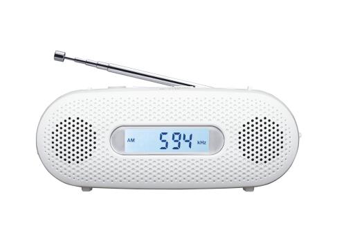 Panasonic FM/AM 2バンドレシーバー 手回し充電ラジオ ホワイト RF-TJ10-W