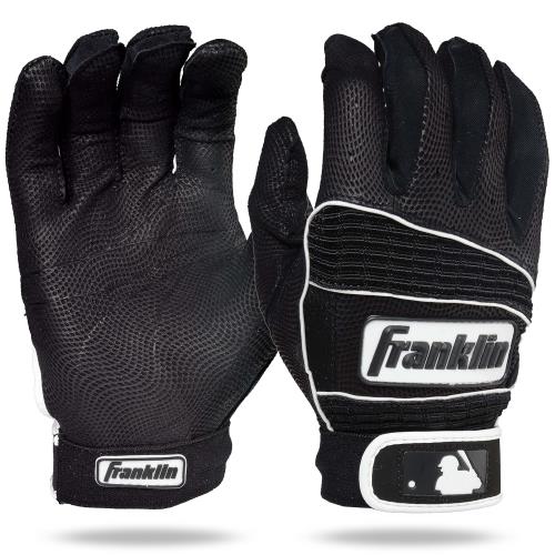 Franklin Sports MLB 大人用 ネオクラシック II シリーズ バッティンググローブ ブラック XL