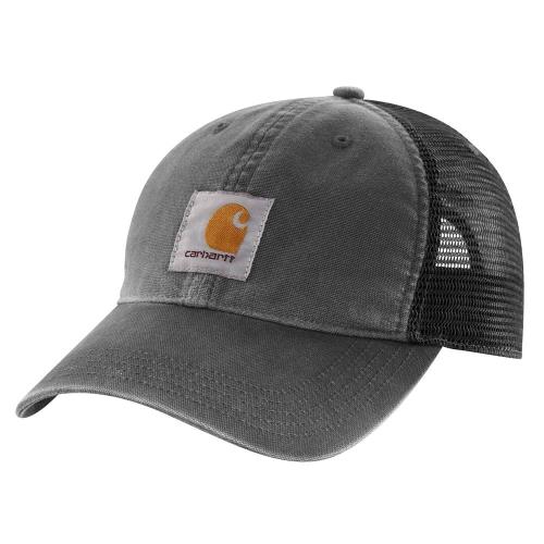 (カーハート) CARHARTT メッシュキャップ BUFFALO ブラック ウォッシュ加工 FREE