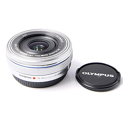 OLYMPUS 電動式パンケーキズームレンズ M.ZUIKO DIGITAL ED 14-42mm F3.5-5.6 EZ SLV