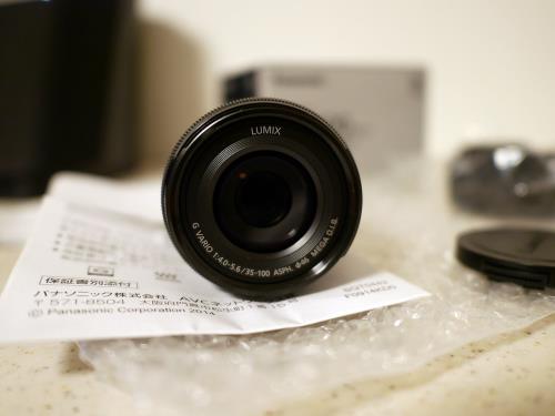 パナソニック(Panasonic) 望遠ズームレンズ マイクロフォーサーズ用 ルミックス G VARIO 35-100mm/F4.0-5.6 ASPH./MEGA O.I.S. ブラック H-FS35100-K
