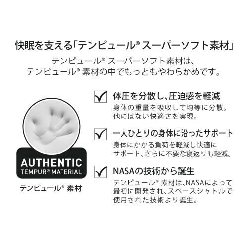 テンピュール(Tempur) 枕 まくら ソナタピロー ホワイト 首や肩にフィットする三日月型 首と肩を包み込みサポート カーブとフラットの両面使用可 仰向け/横向き可 M 高さ11cm やわらかめ 肩凝り 肩こりカバー洗濯可 防菌 防臭加工 [日本正規品] 低反発 83300207最大30日間お試