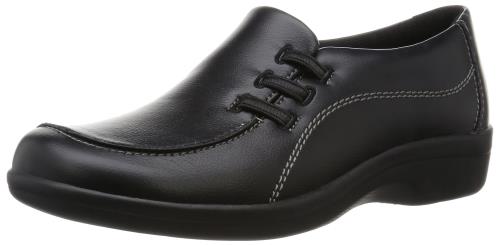 [トパーズ] スニーカーブーツ 超軽量 レディース ひもなし ゆったり幅広 ウォーキングシューズ 10 ブラック 23.5 cm 4E