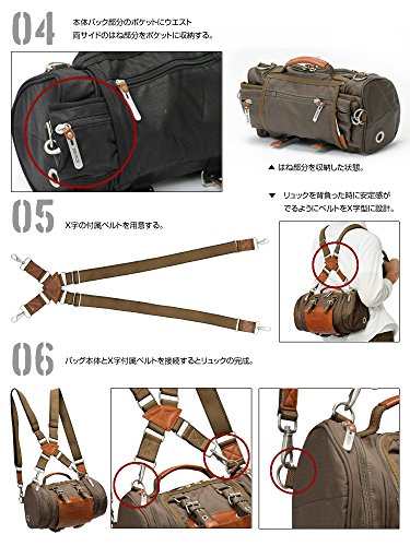 DEVICE Work 4way ヒップバッグ -ブラック/ブラック