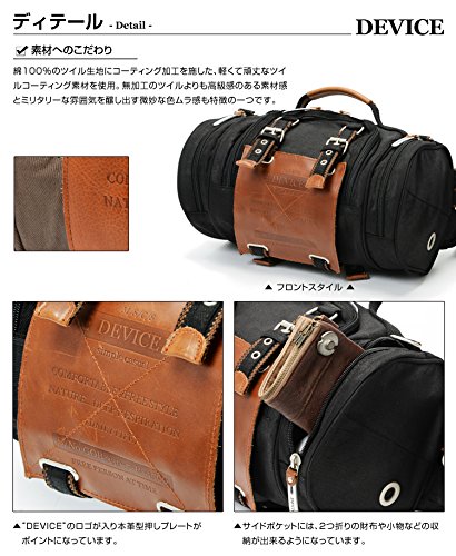 DEVICE Work 4way ヒップバッグ -ブラック/ブラック
