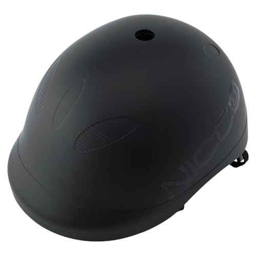 クミカ工業 Nicco ヘルメット ビートル/KM001L/キッズ用/52-56cm/CE/日本製/ハードシェル マットブラック